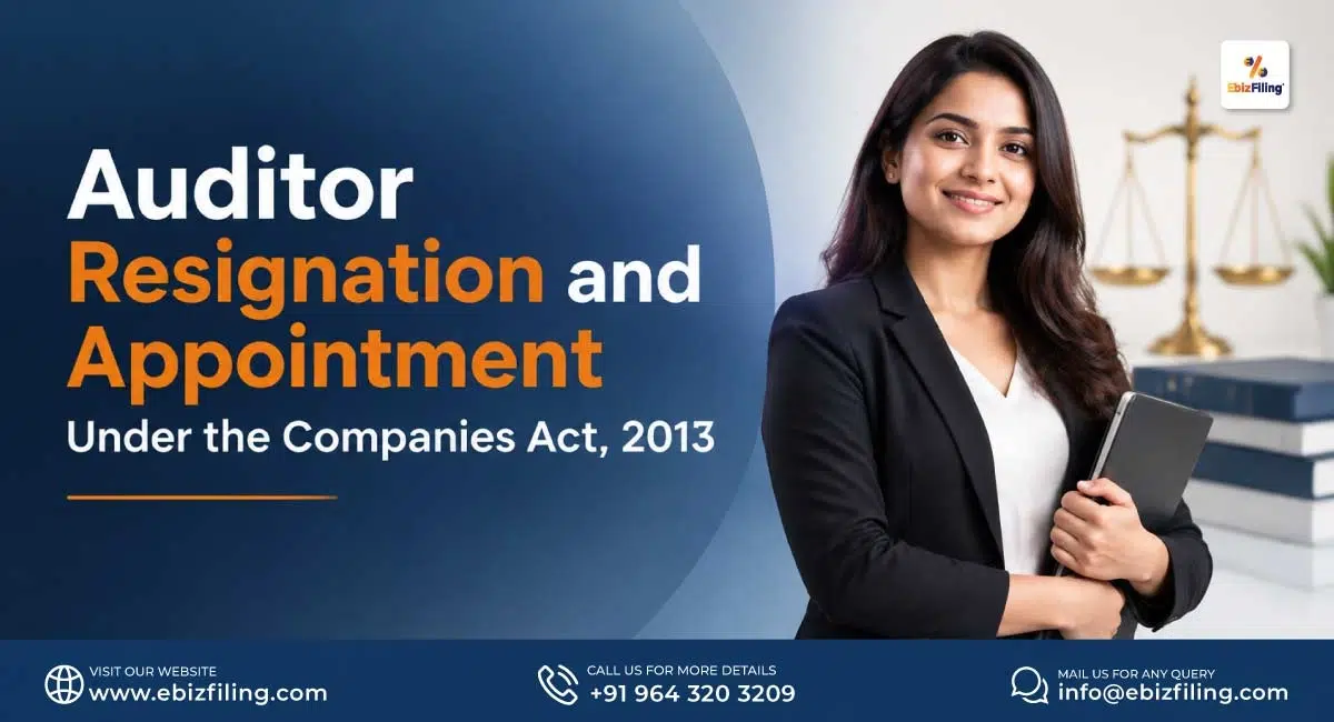 Auditor resignation and appointment under the Companies Act, 2013