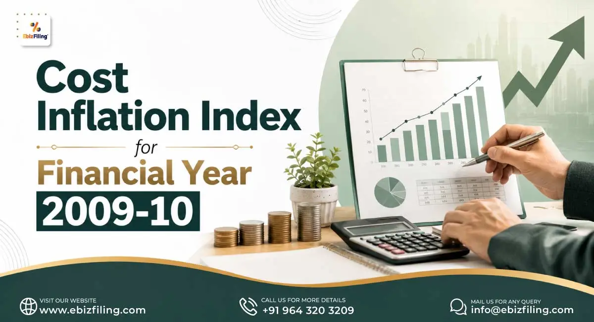 Cost Inflation Index for Financial Year 2009-10 in India