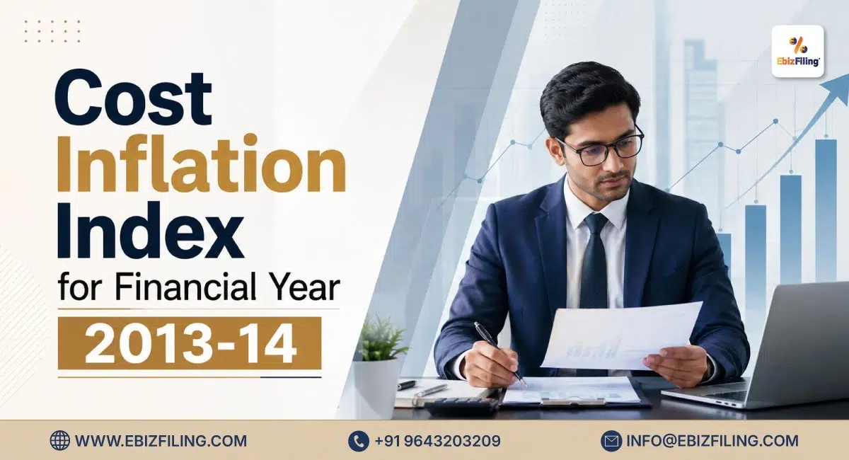 Cost Inflation Index for Financial Year 2013-14 in India