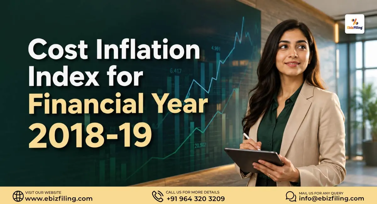 Cost Inflation Index for Financial Year 2018-19 in India