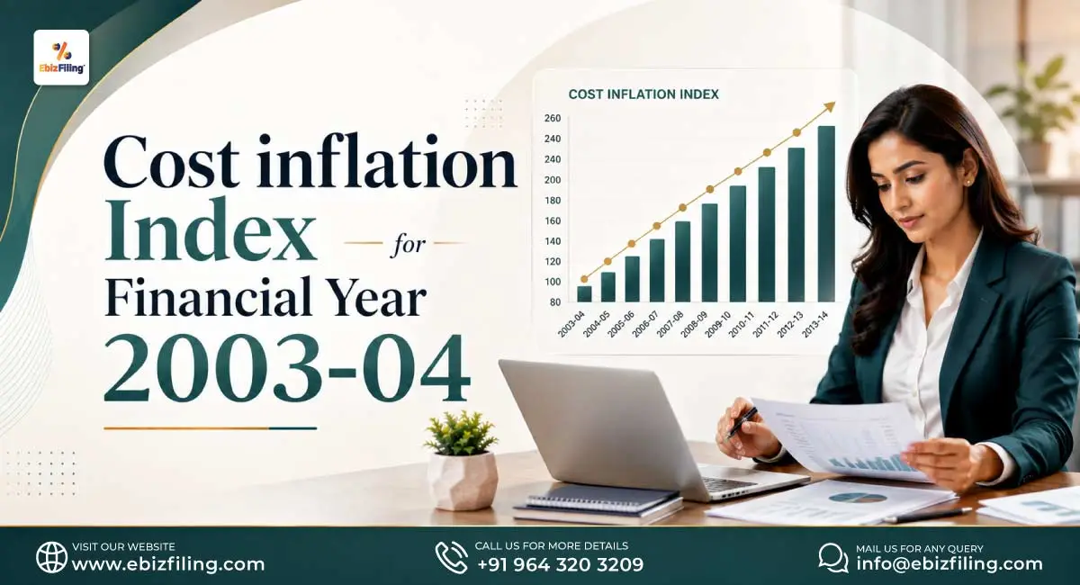 Cost Inflation Index for Financial Year 2003-04 in India