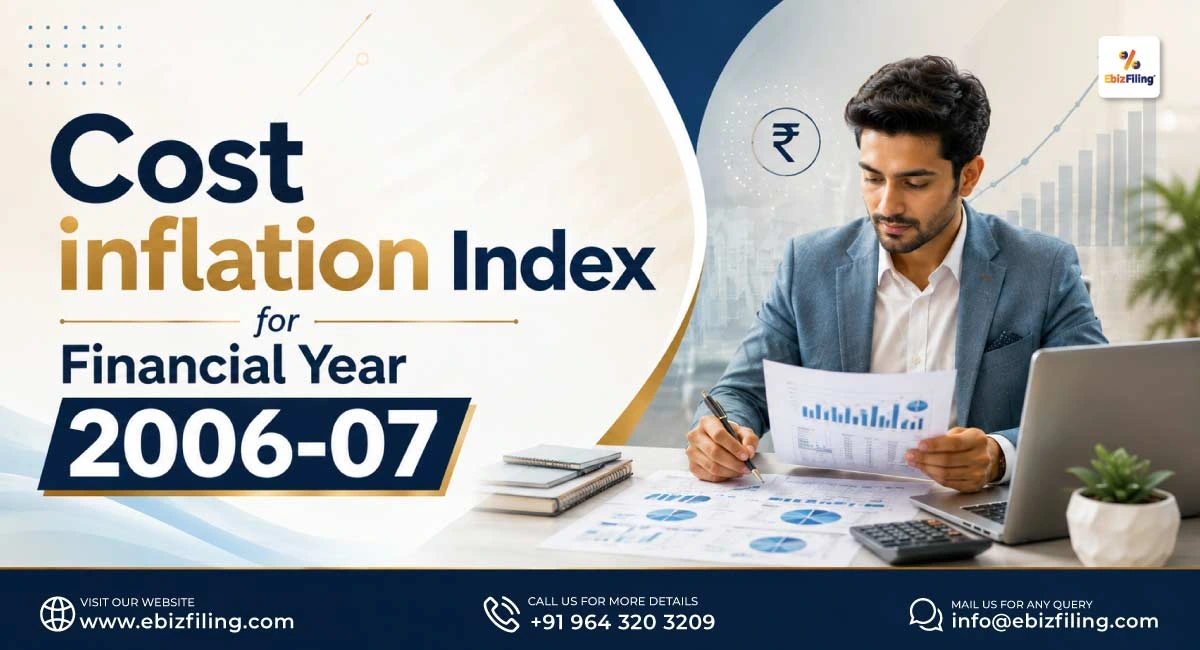 Cost Inflation Index for Financial Year 2006-07 in India