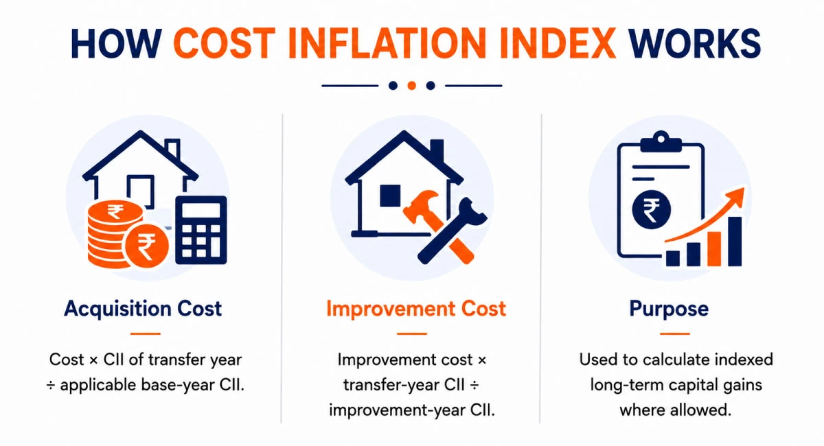 How the Cost Inflation Index works for calculating capital gains