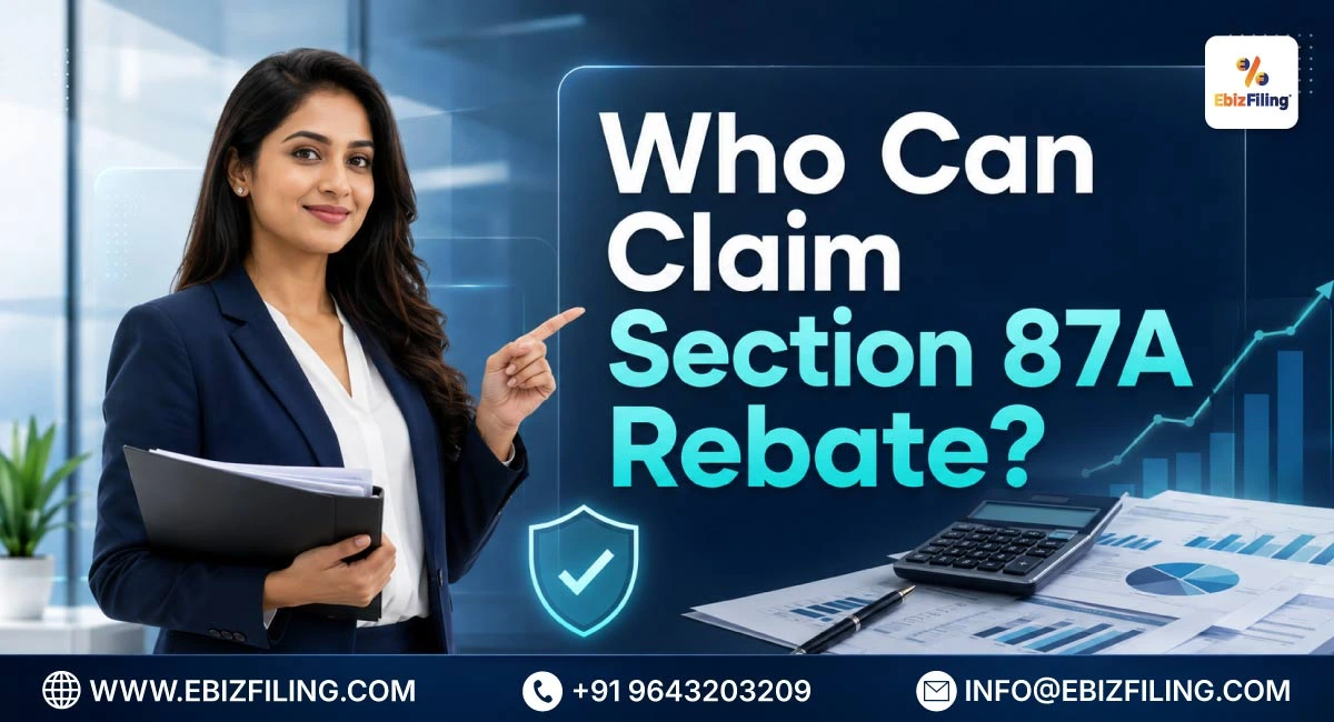 Eligibility criteria for claiming the Section 87A tax rebate