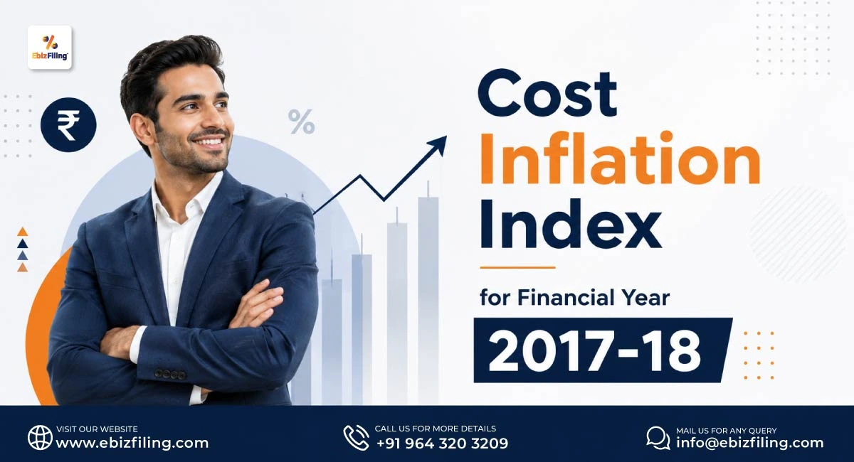Cost Inflation Index for Financial Year 2017-18 in India