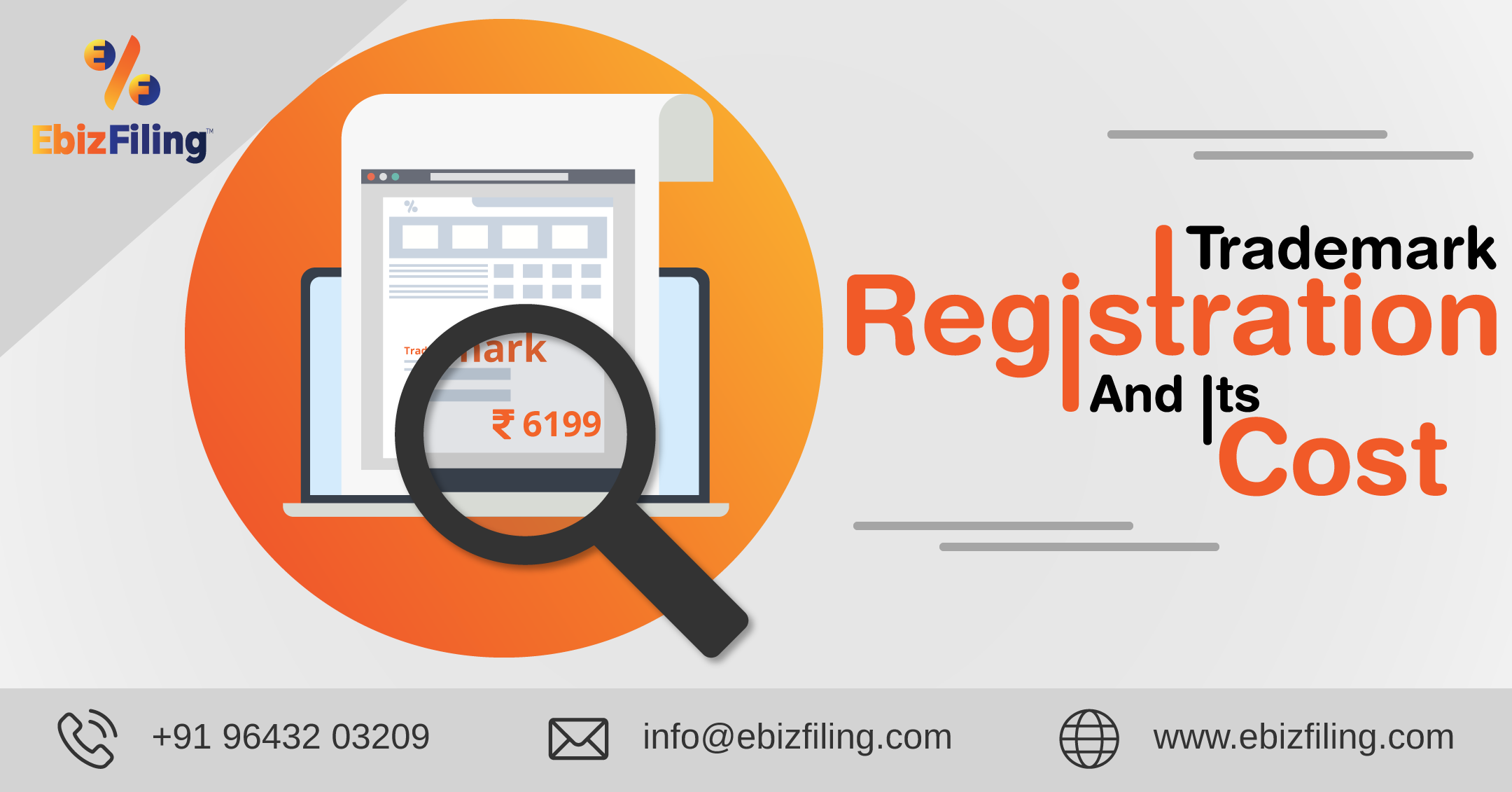 Trademark registration fees, cost of trademark registration, Trademark in India, Trademark registration in India, Trademark, Brand Registration in India, Ebizfiling