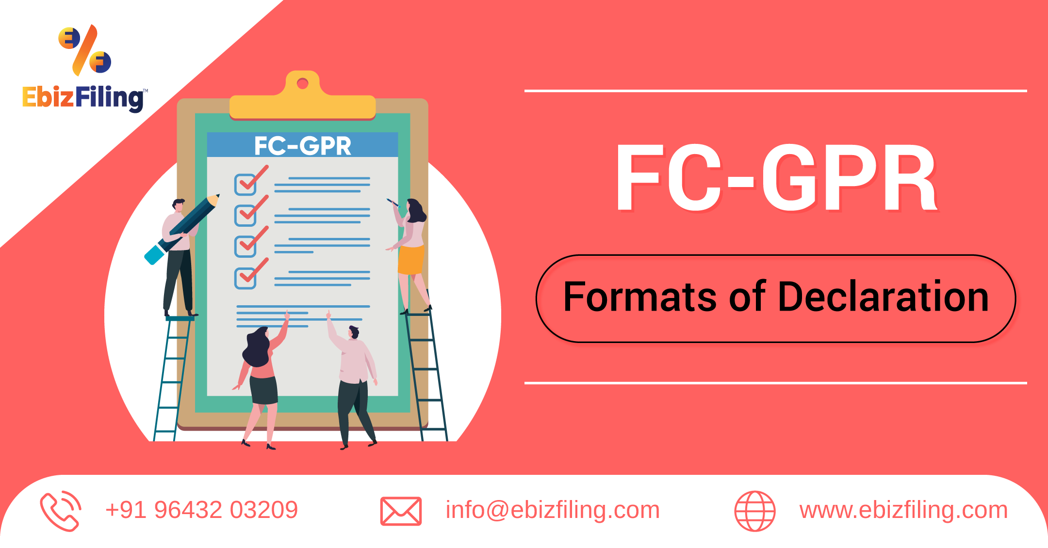 Format of declaration, FC-GPR, Form FC-GPR, Formats of Declaration, Ebizfiling