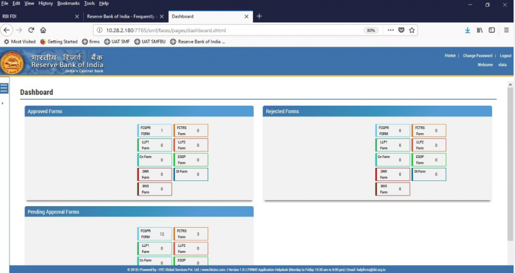 Logging in to SMF and reach out to your workspace