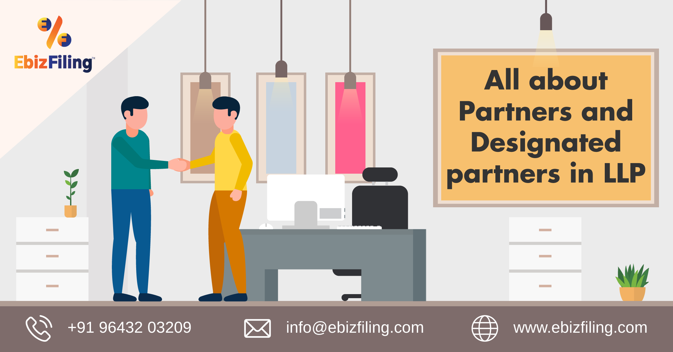 Designated Partners, Partners in LLP, designated Partners in LLP, Ebizfiling, LLP Registration, Appointment of partners,