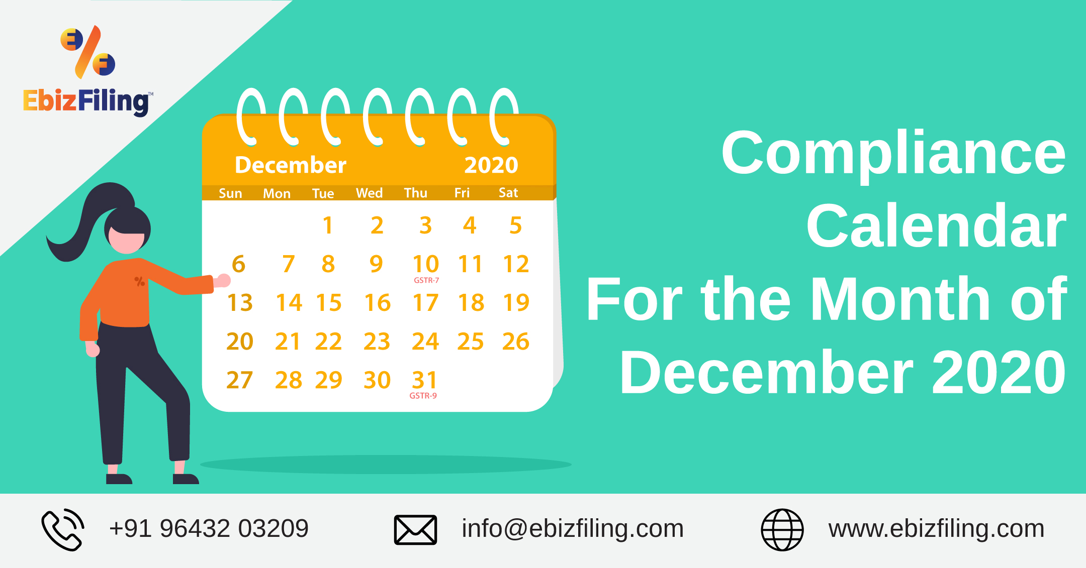 Tax Compliance And Statutory Due Dates For The Month Of December 2020 4724