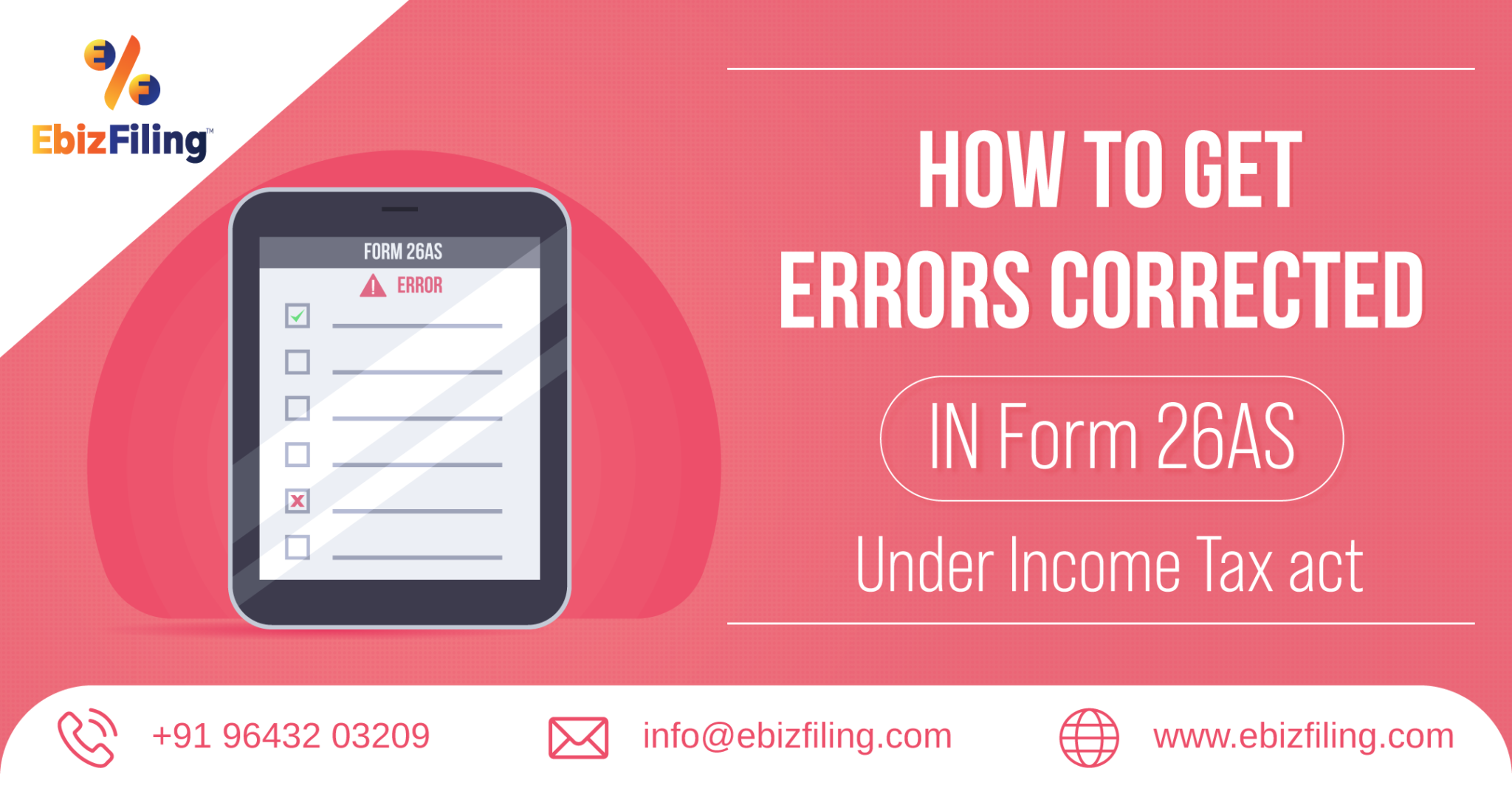 How To Get Errors Corrected In Form 26AS Under Income Tax Act 