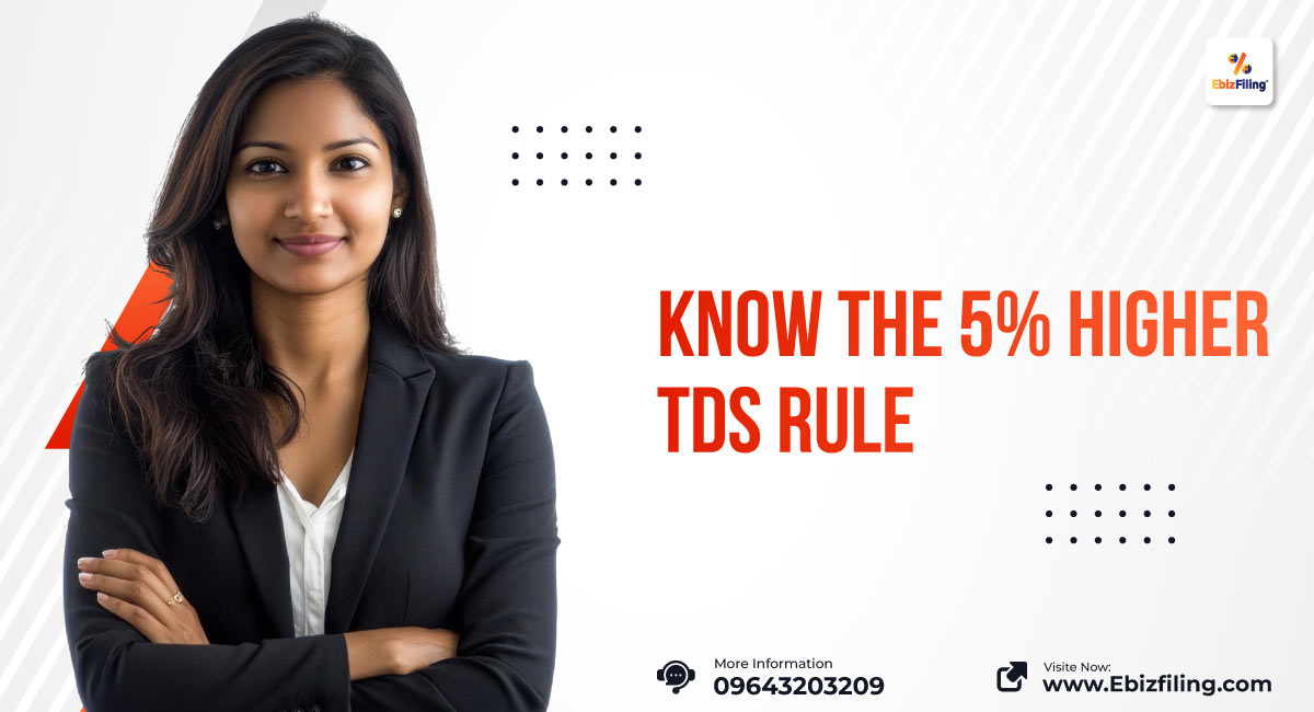 know the 5% higher tds rule.