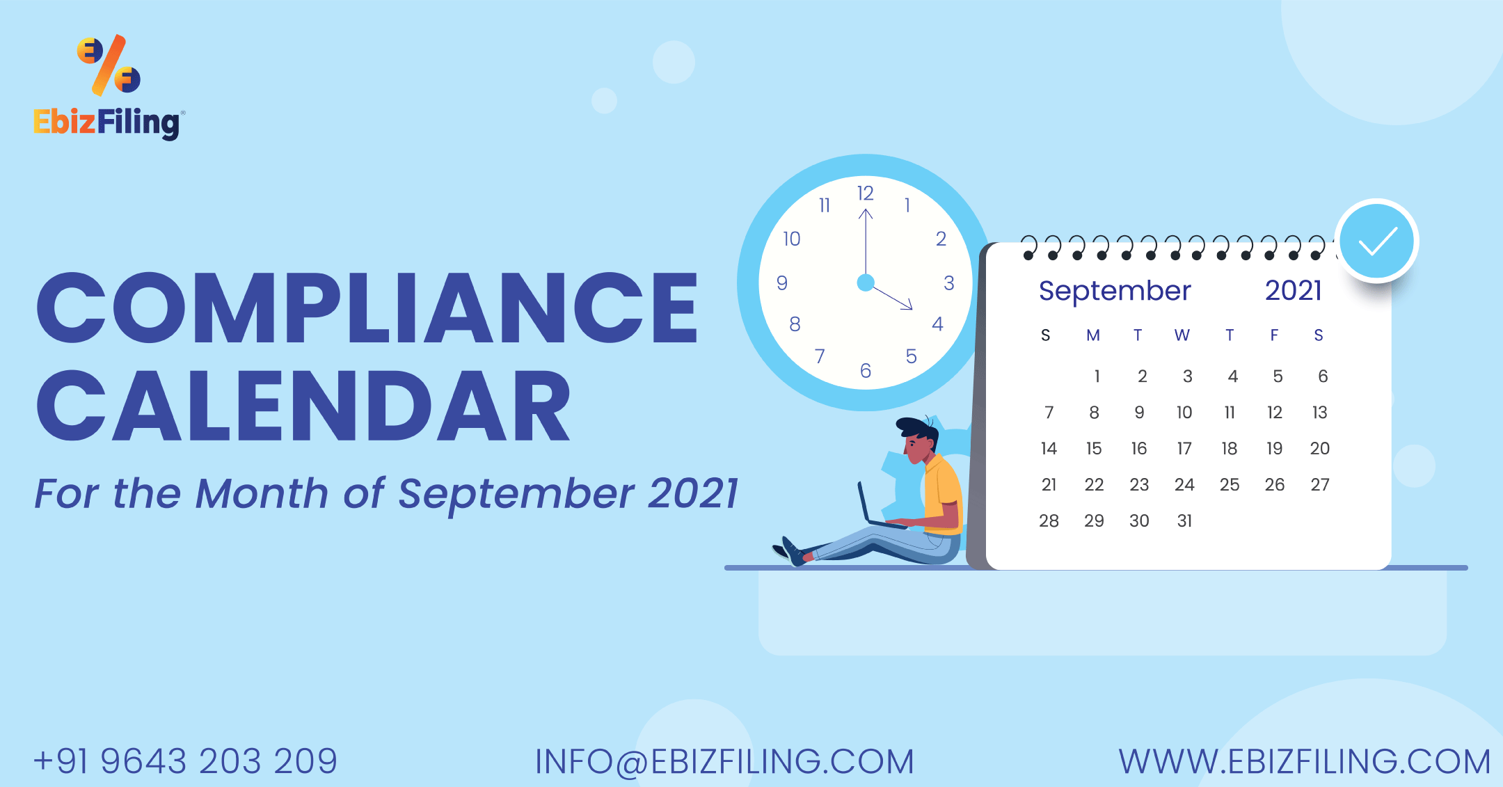 Tax Compliance Statutory Due Dates For September 2021
