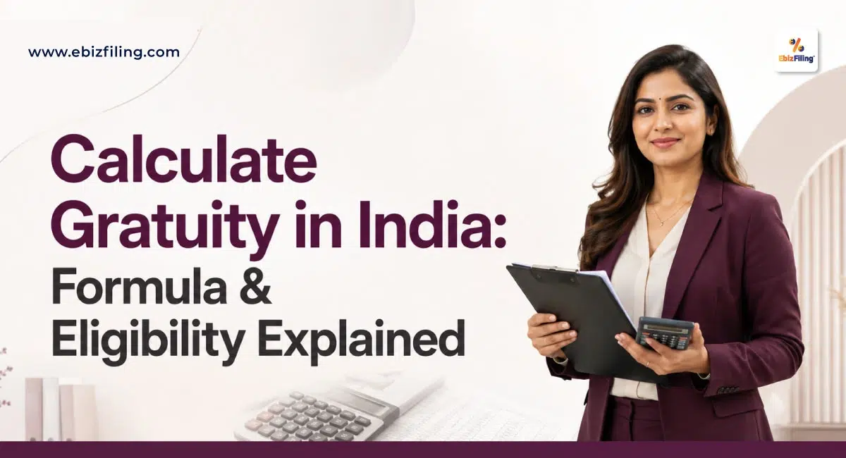 Gratuity calculation formula in India with eligibility explained