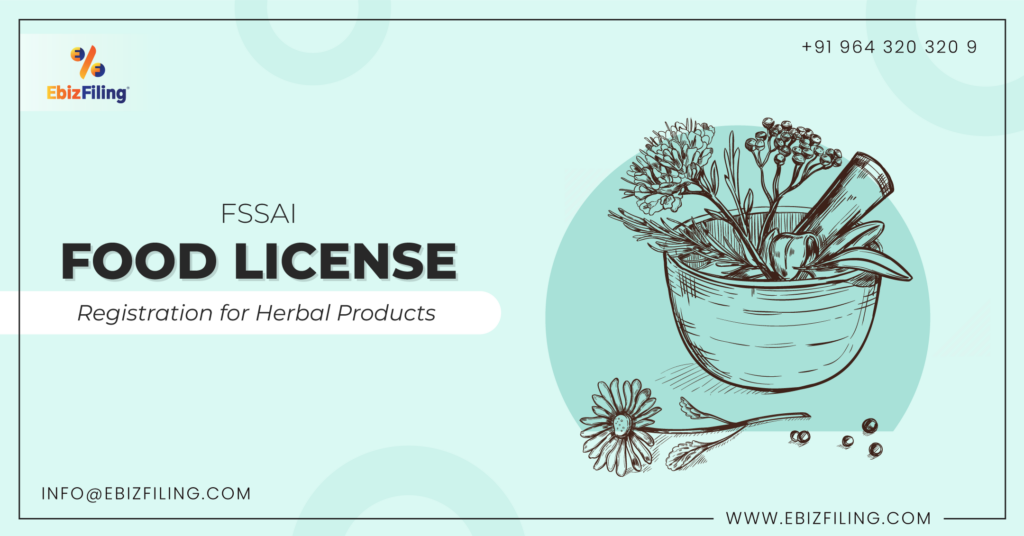 License required for Herbal Product Business in India