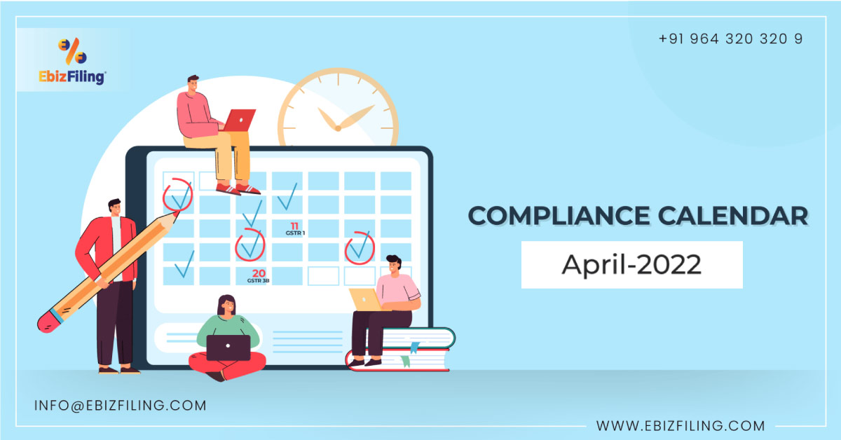 compliance calendar april 2022