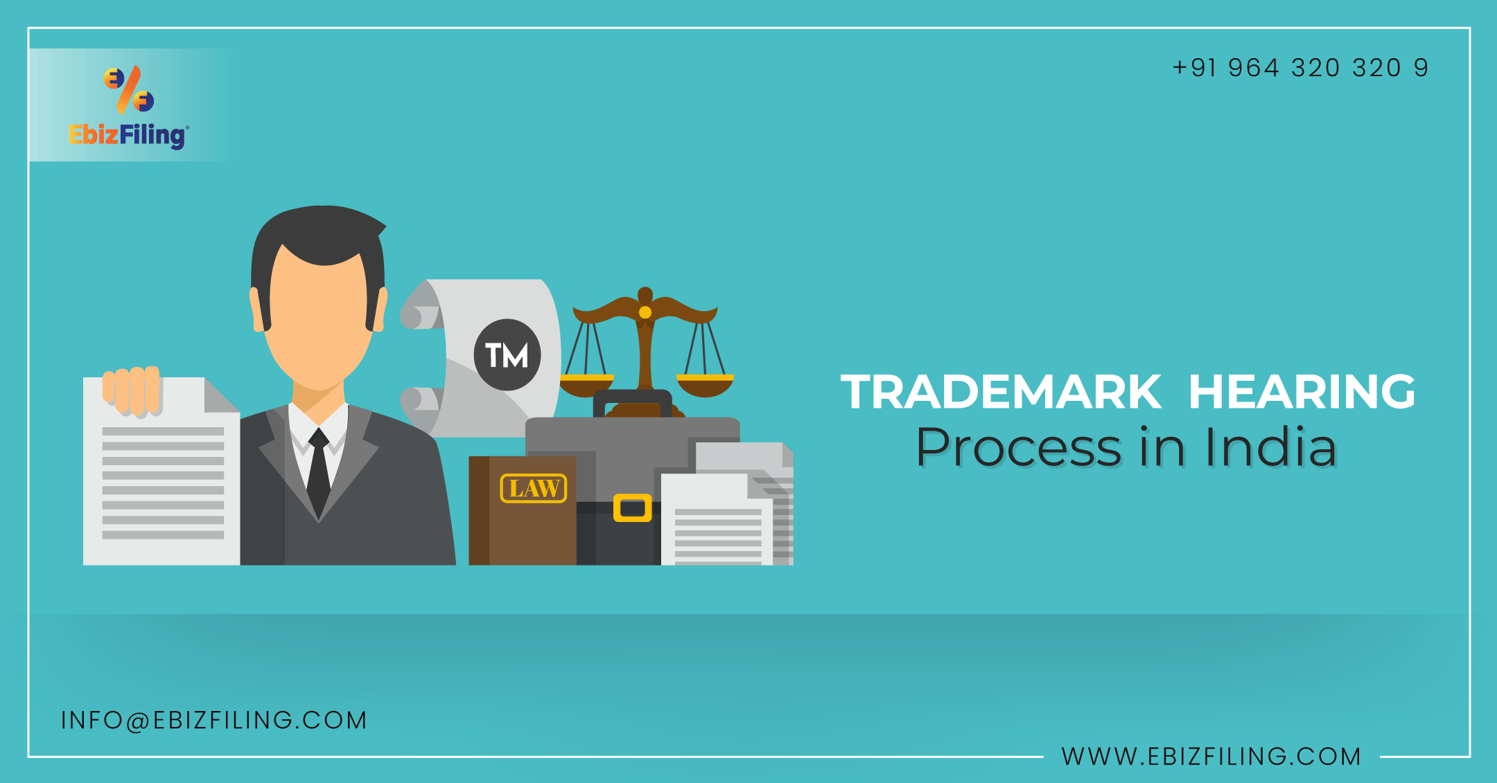 Trademark Hearing Process in India, Trademark Hearing in India, Jurisdiction of Trademark Hearing, Ebizfiling