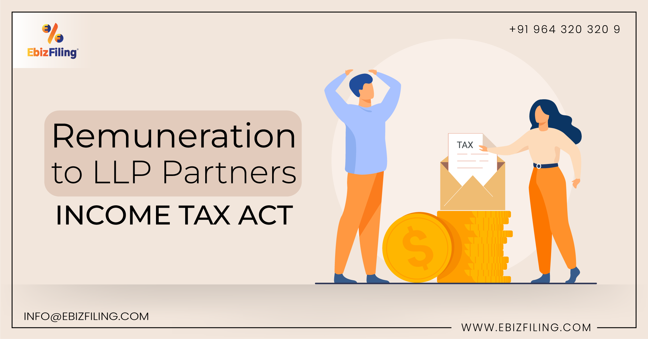 Remuneration to LLP Partners, Remuneration to Partners in LLP, Deductible under Income Tax Act, Ebizfiling