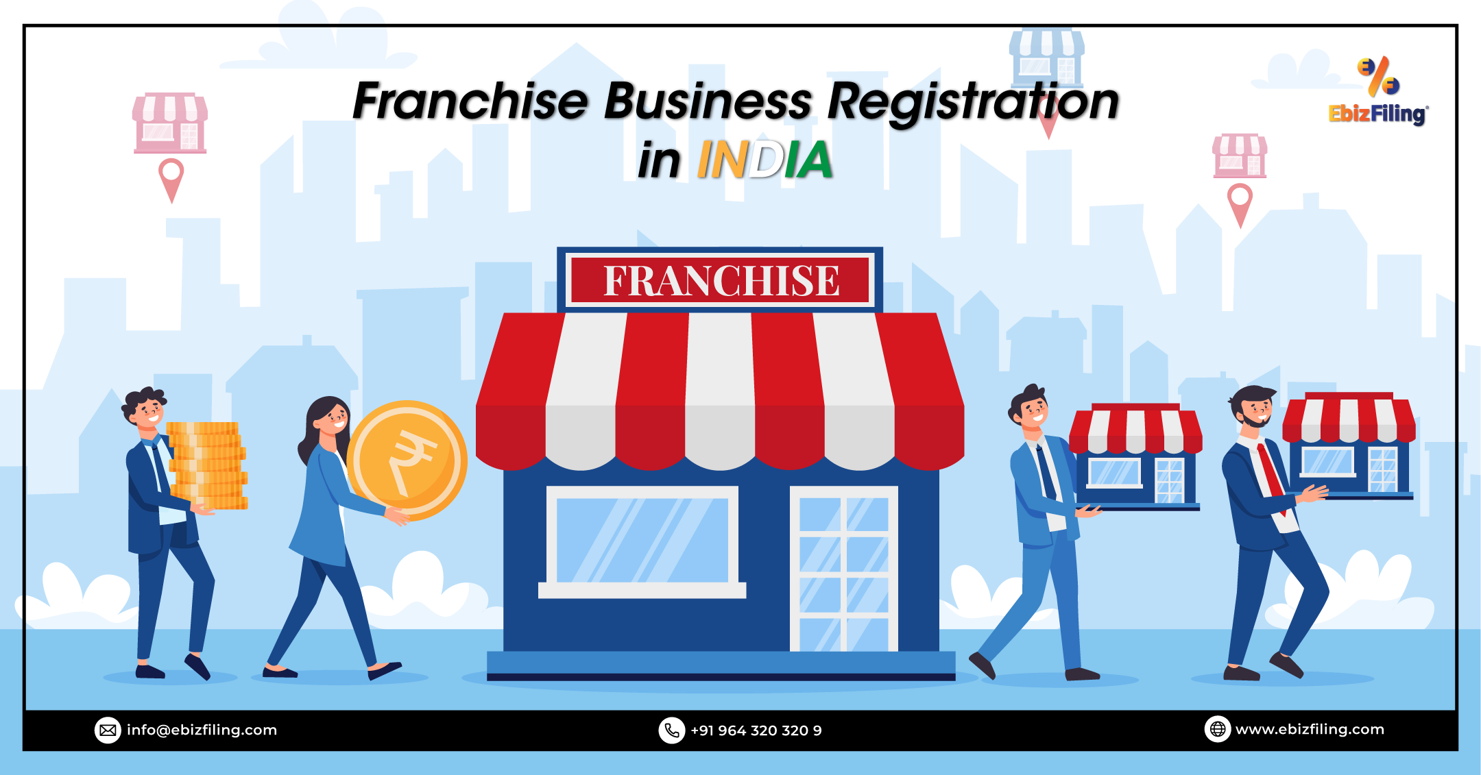 Franchise Business Registration in India, Franchise business in India, What is a Franchise Business, Ebizfiling