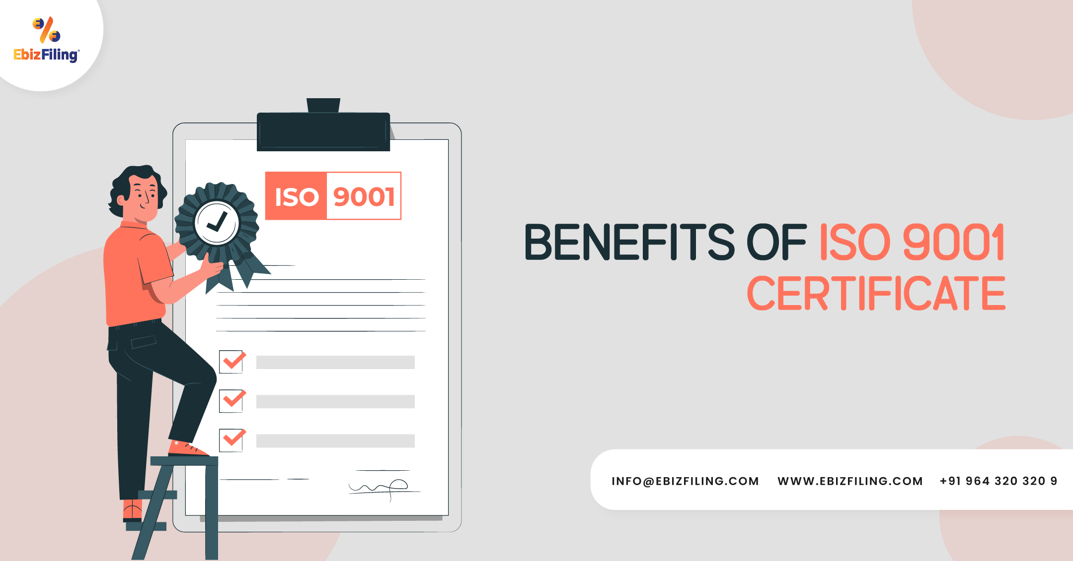 Benefits of ISO 9001 For Sole Proprietor, ISO 9001 Certificate, What is ISO 9001 Certificate, Purpose of an ISO Certificate, Ebizfiling