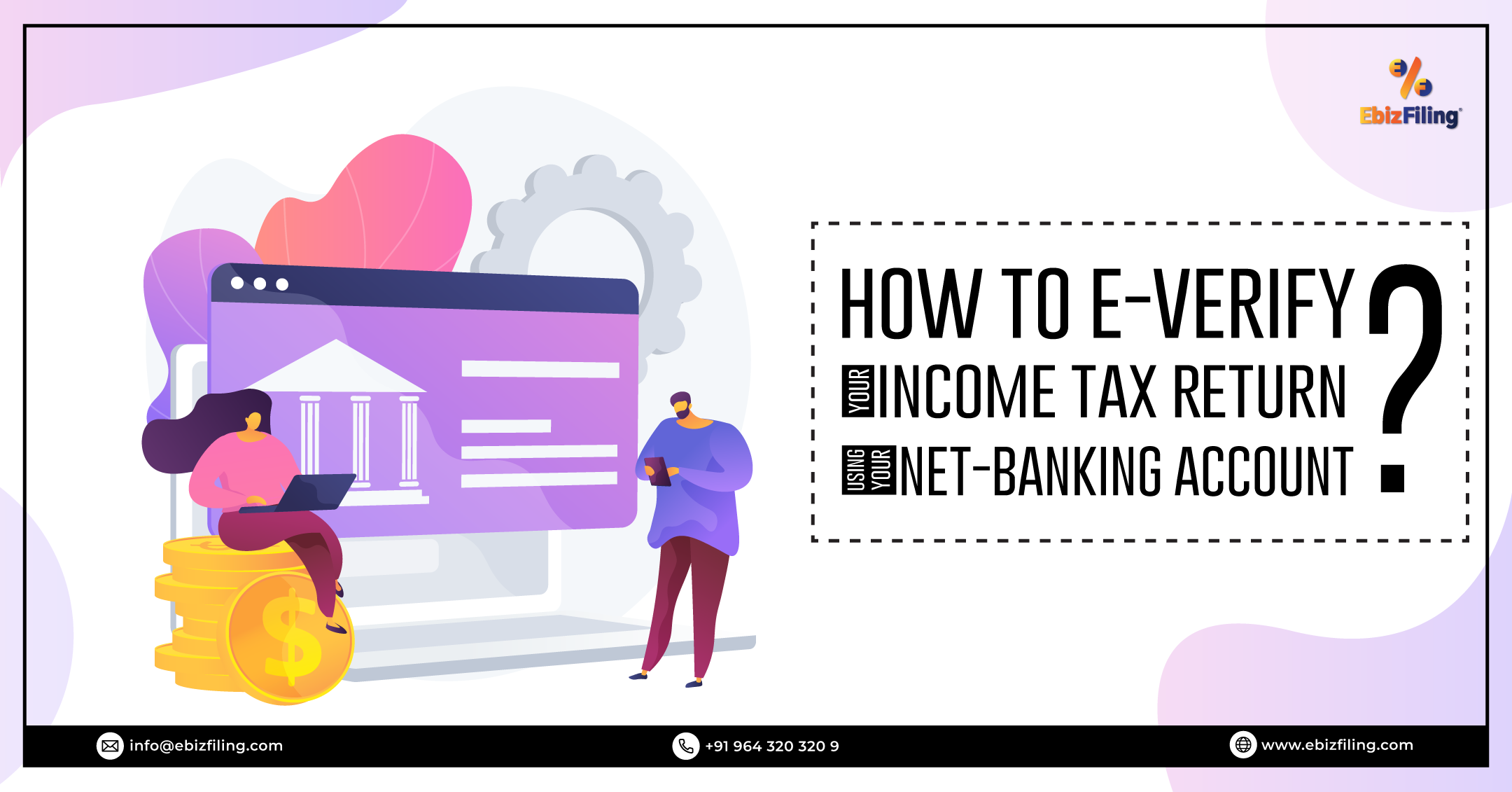 E-verify your ITR using Net Banking, How to E-verify your income tax return using Net Banking?, Income Tax return verification