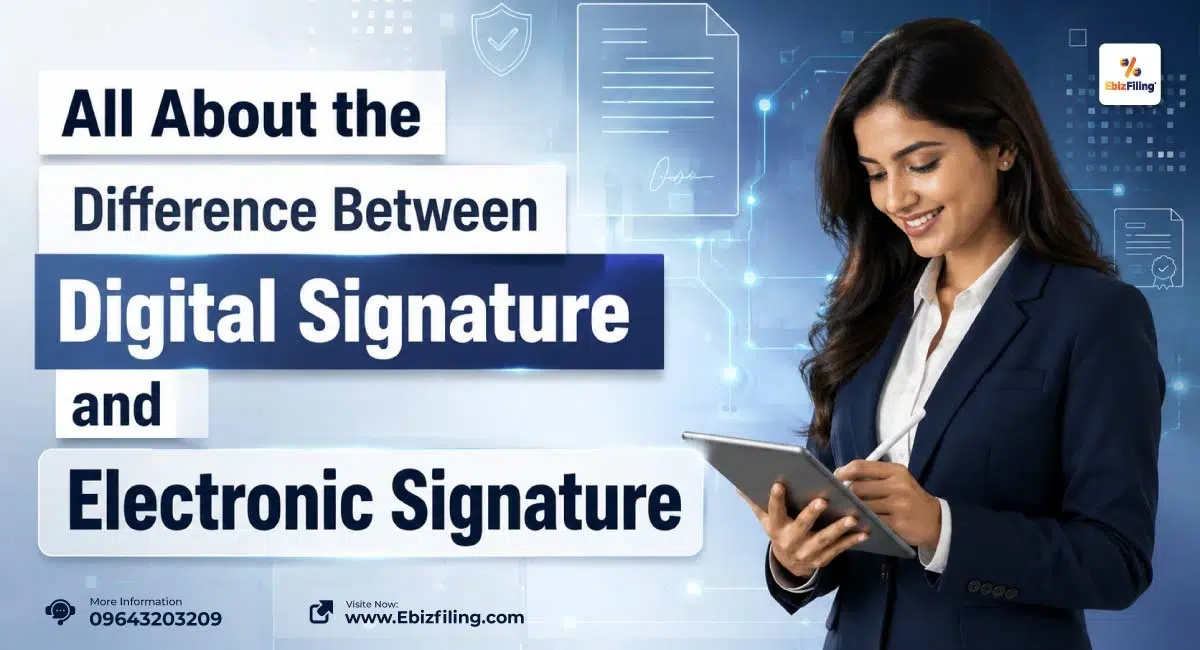 Difference between digital signature and electronic signature explained