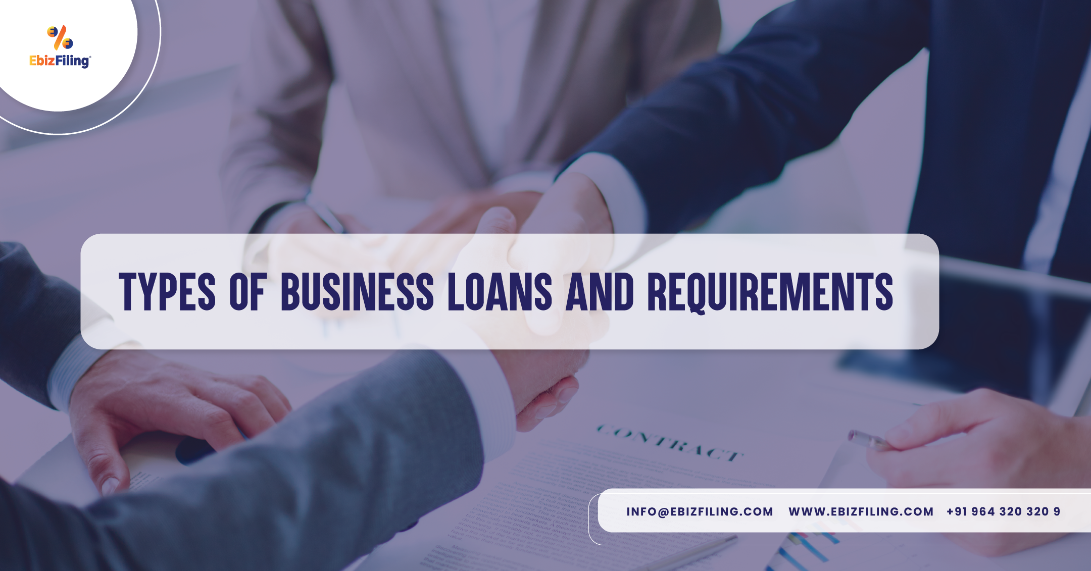 Business Loans, Business Loans and Requirements, Business Loan, Ebizfiling