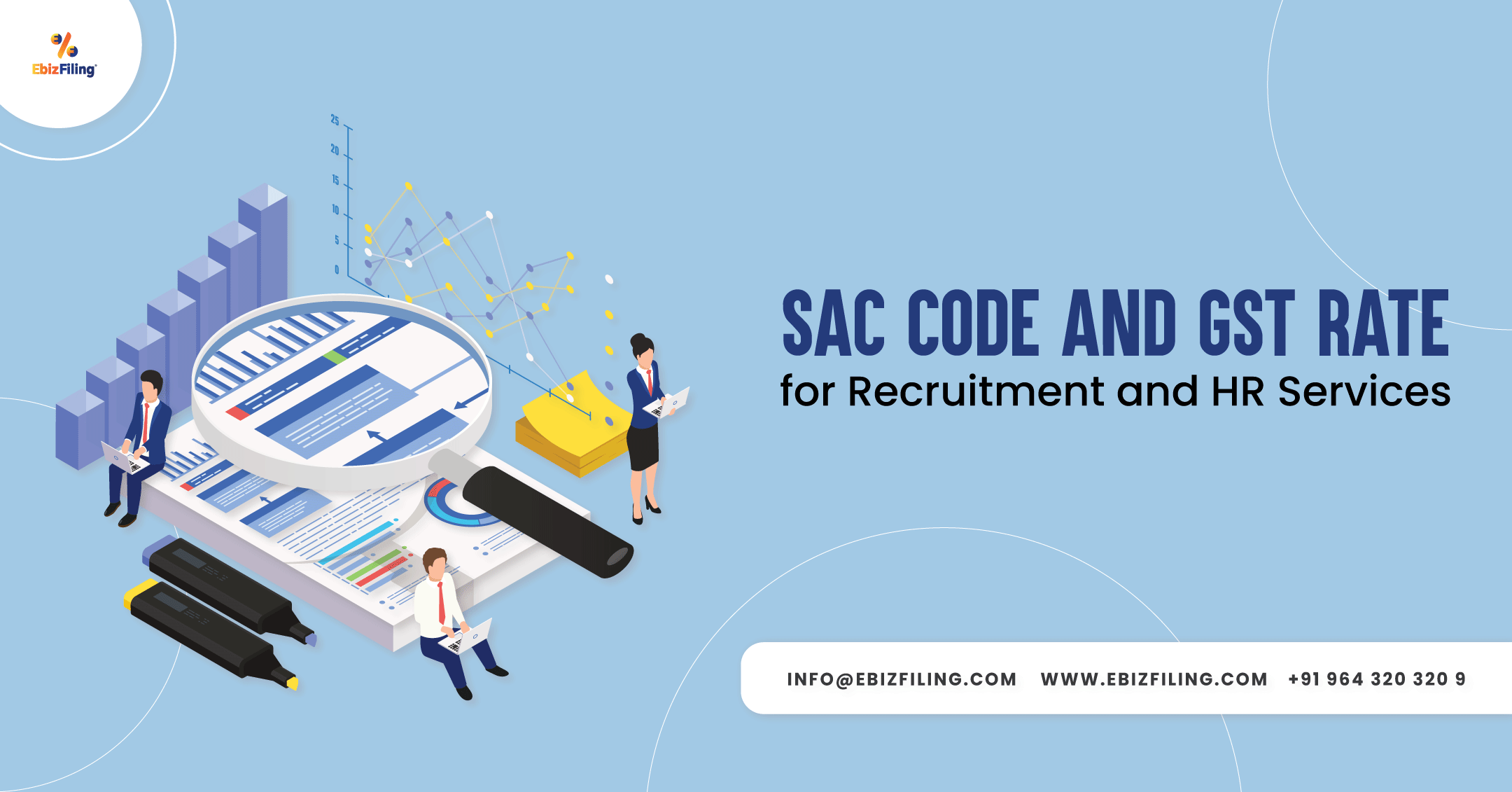 SAC (Service Accounting Code) and GST Rate for Recruitment and HR Services, Ebizfiling, SAC Code, SAC and GST