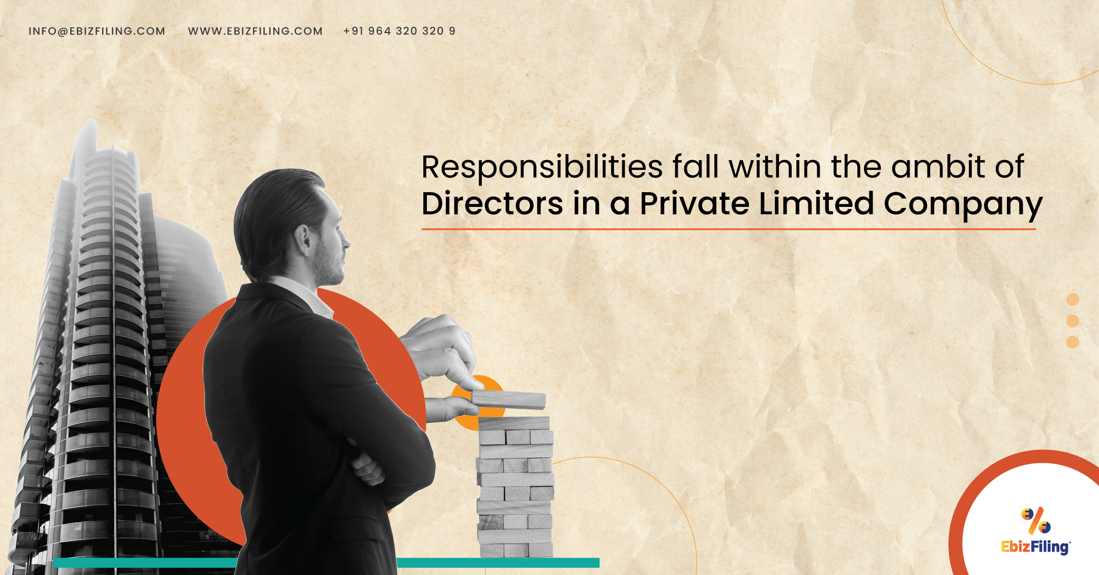 What are the responsibilities of a director in a Private Limited Company, Meaning of a company director, Types of a director, Ebizfiling