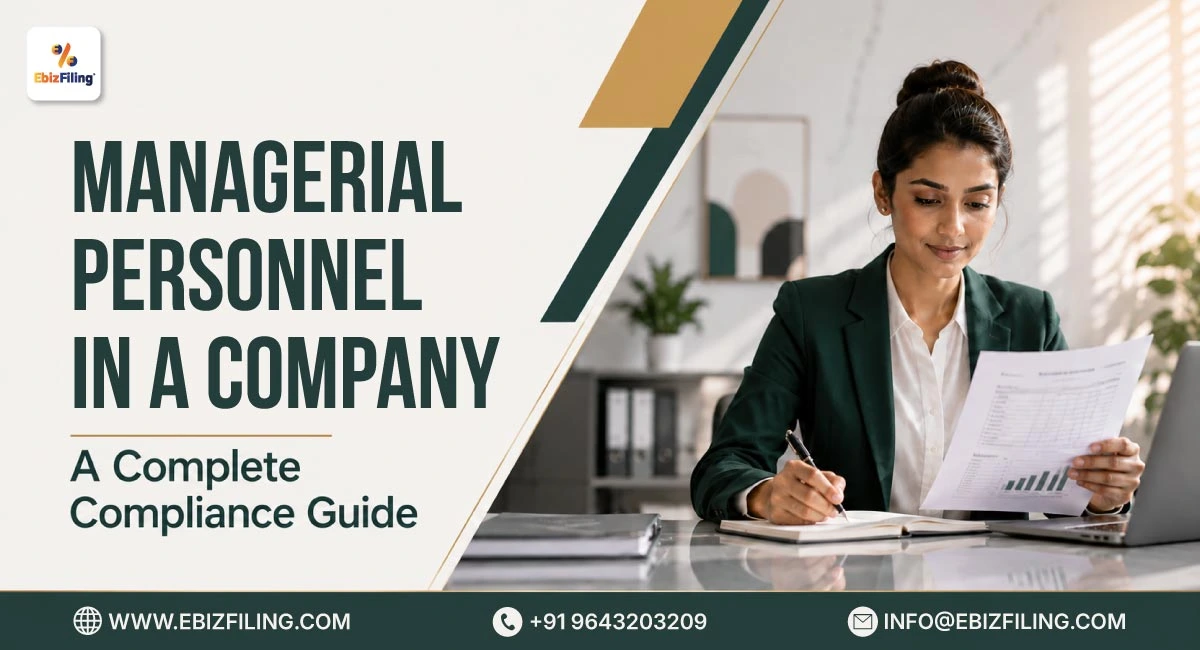Managerial personnel roles and compliance requirements in a company