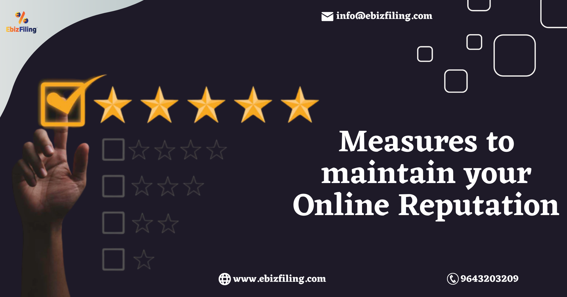 Online Reputation, Business sales and marketing, Effective marketing strategies, Online reputation management, Ebizfiling