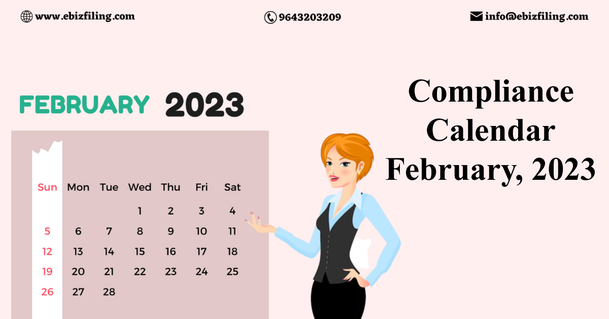 Compliance calendar February 2023