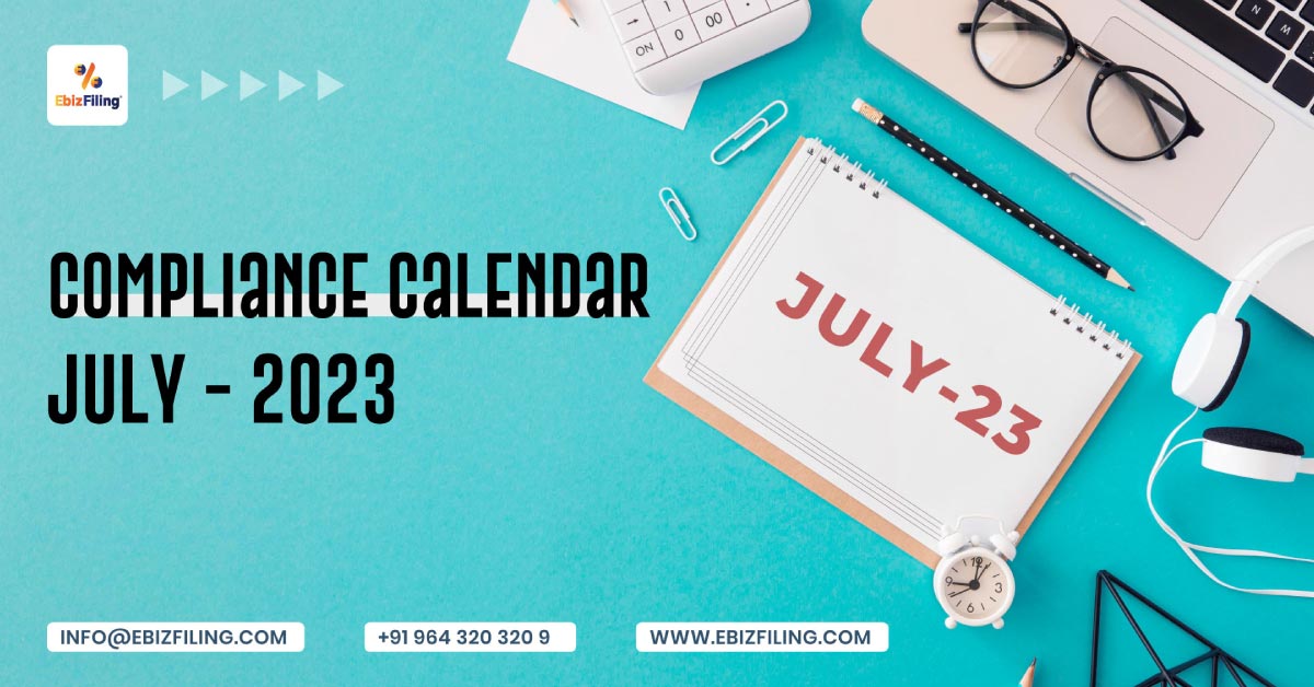 compliance calendar july 2023