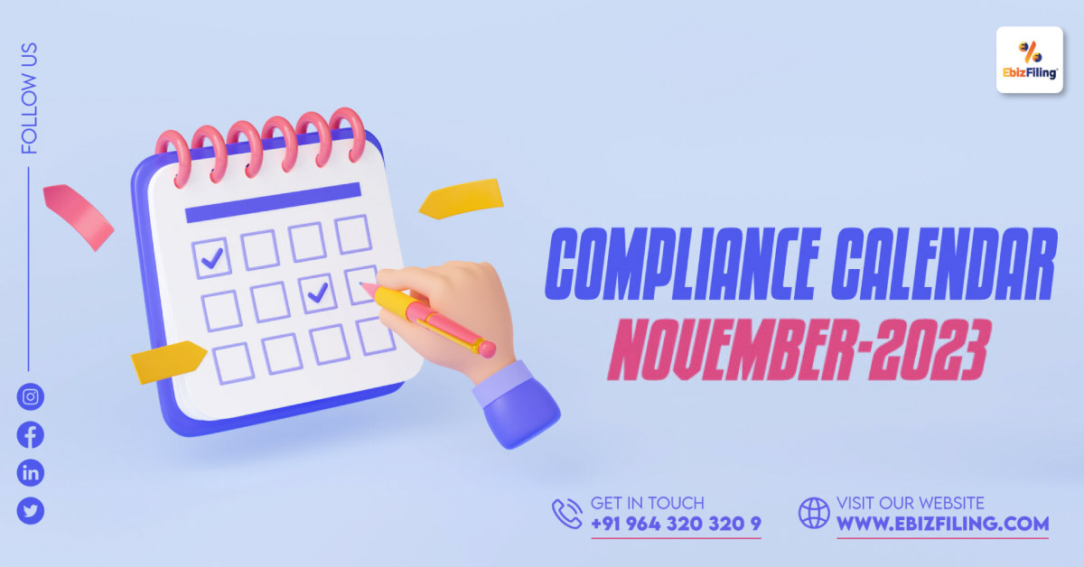 compliance calendar november 2023