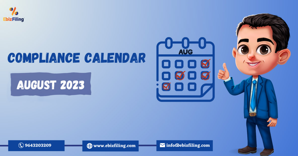 compliance calendar august 2023