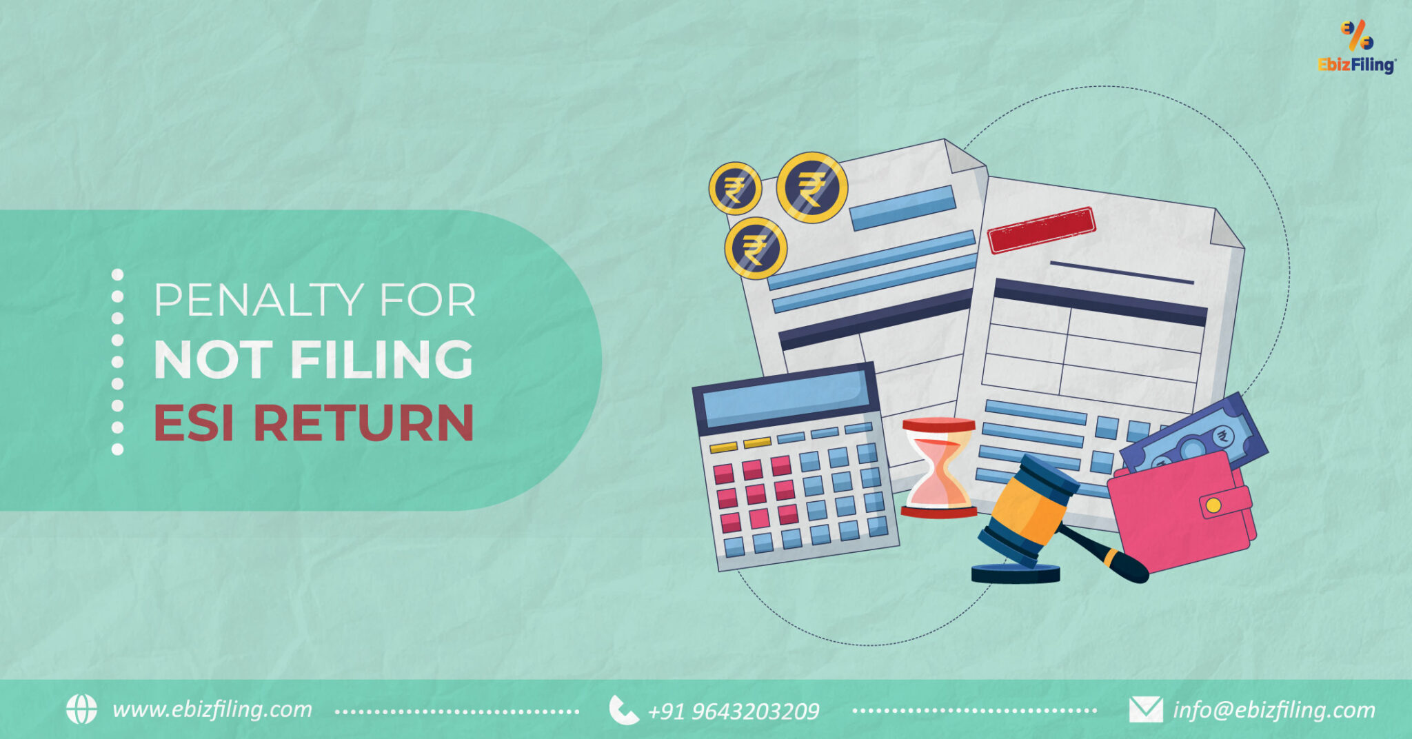 What is the penalty for late filing of ESI returns?