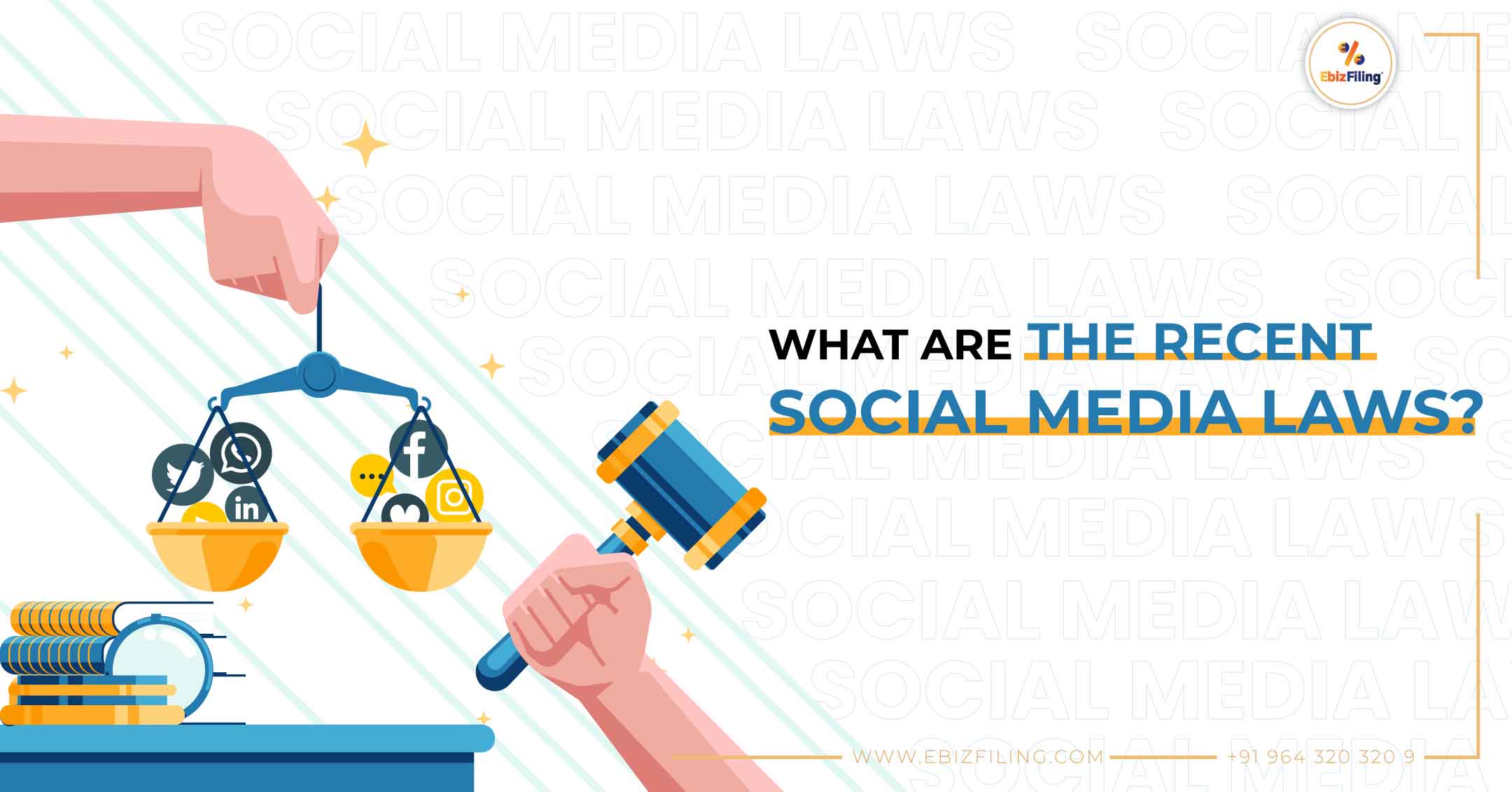 Social media laws, Rise in social media, Implications in Social Media Laws, Regulations related to social media, Ebizfiling