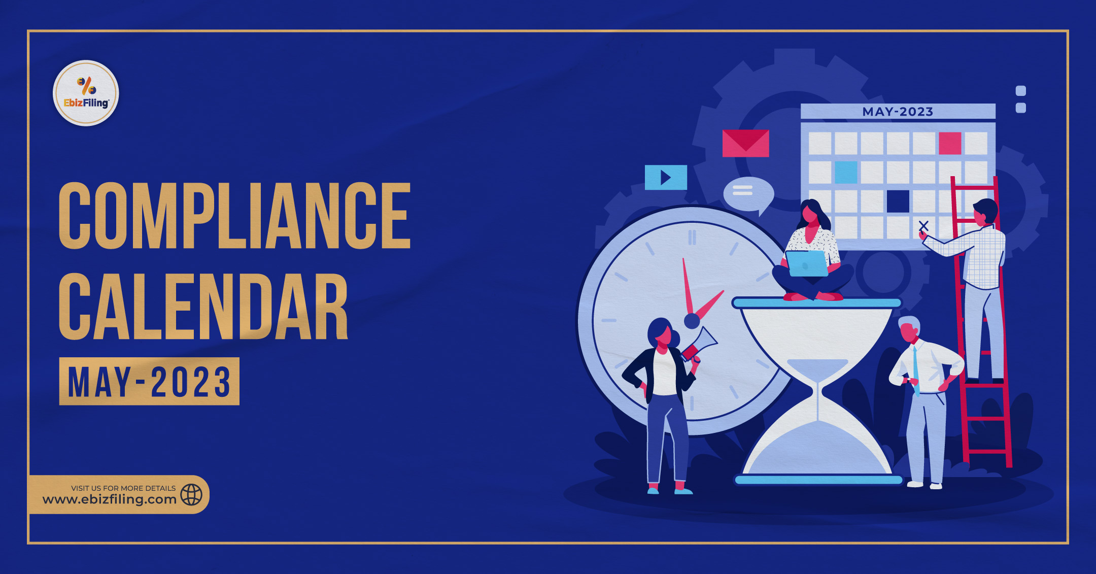 Compliance Calendar For The Month Of May 2023 FY 2022 2023 Ebizfiling