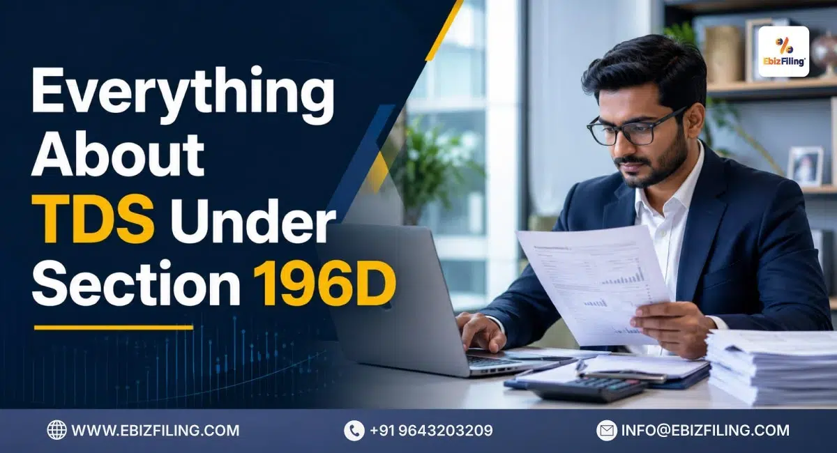 Types of income covered under Section 196D for TDS purposes