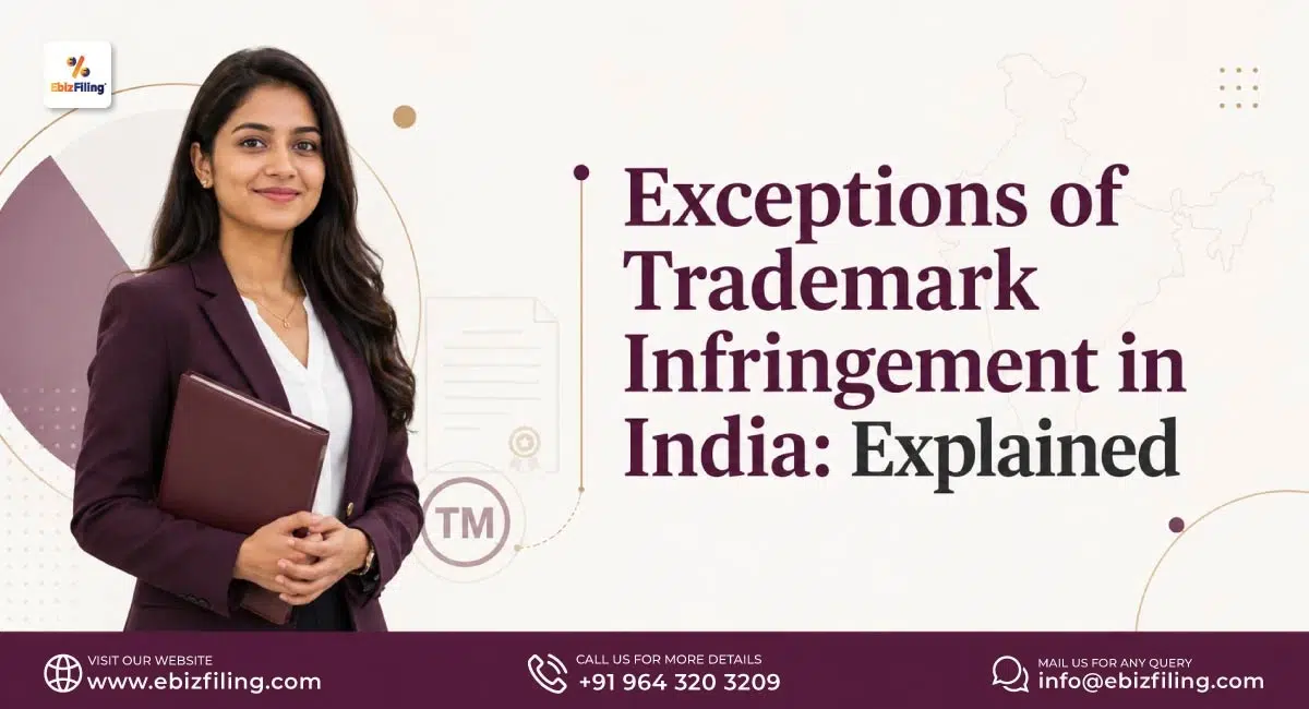 Exceptions to trademark infringement in India explained