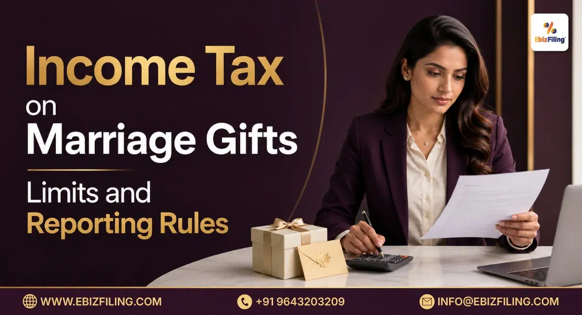 Income tax on marriage gifts, limits, and reporting rules in India