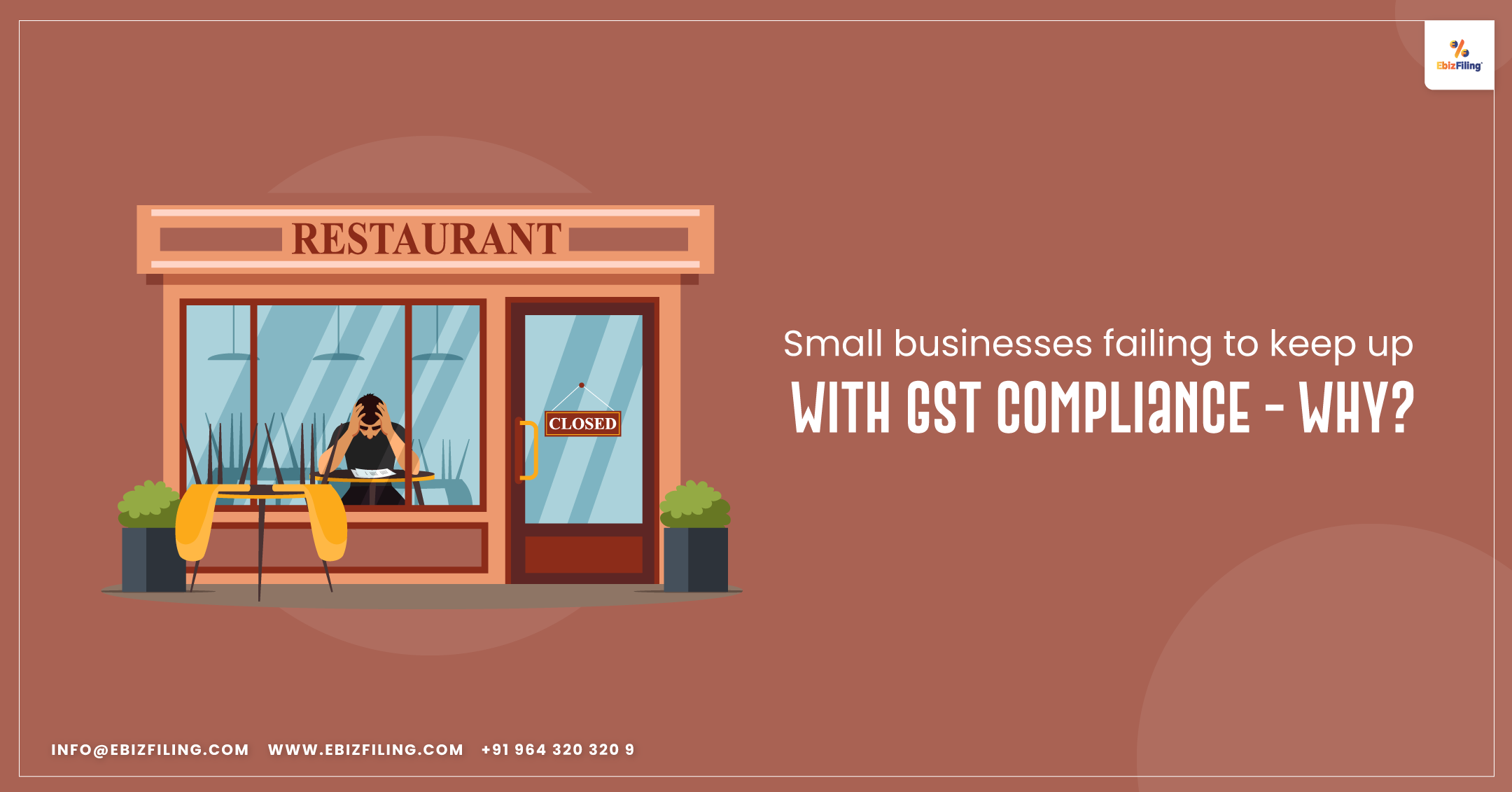 Reasons why Small Businesses fail, GST Compliance, GST Regulations, GST Compliance Requirements, Ebizfiling