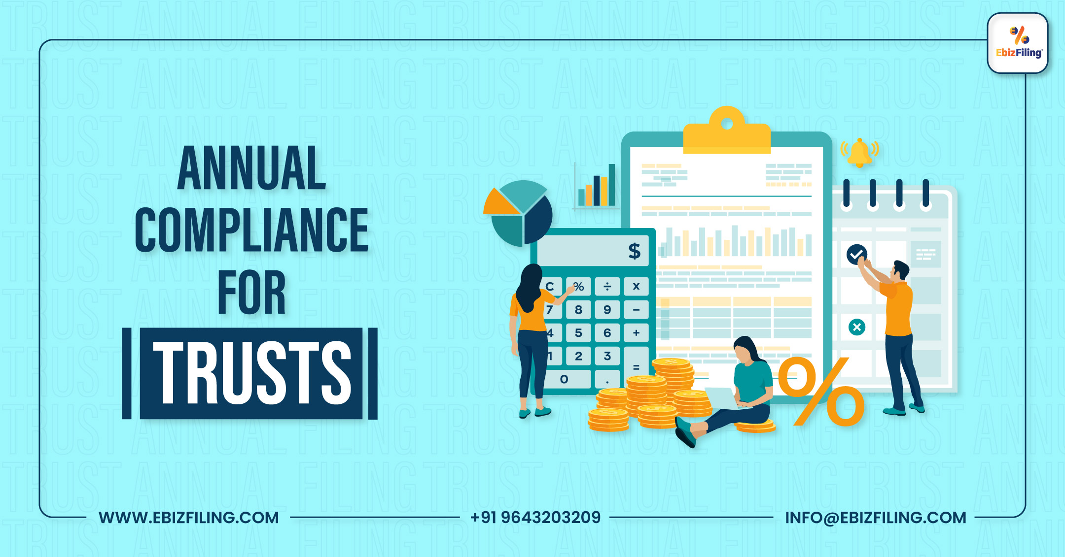 Annual compliances for trusts, Trust in India, Form 10B, Annual Compliance, EbizFiling