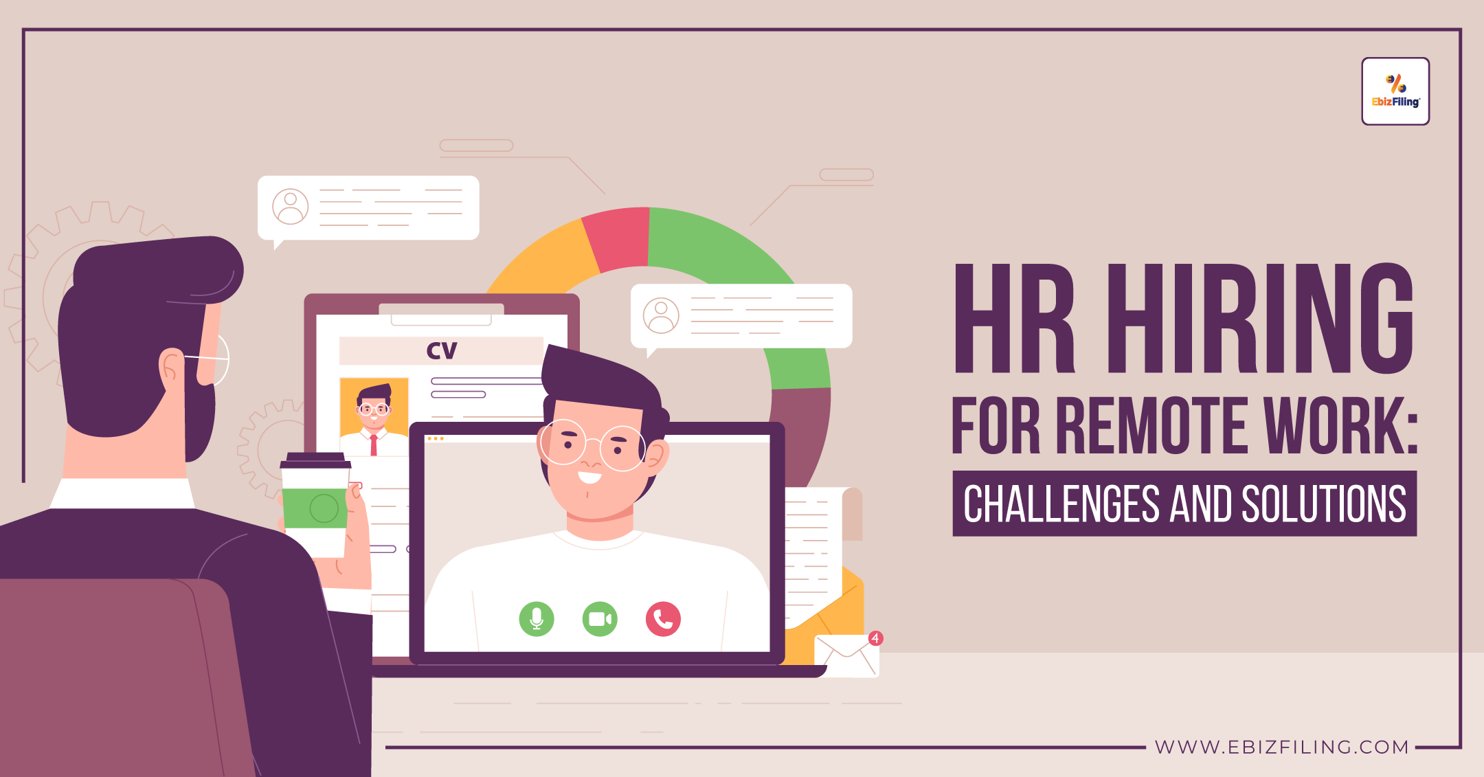 HR Hiring for remote work, Challenges of HR Hiring for remote work, Remote Hiring, HR Hiring, Ebizfiling