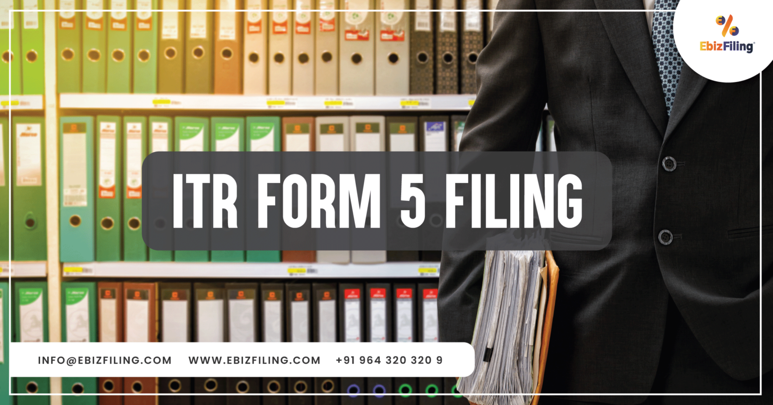 A complete guide on "What is ITR Form 5 and How to file ITR form 5