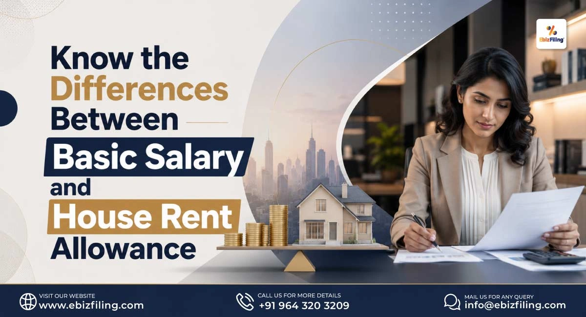 Key differences between Basic Salary and House Rent Allowance