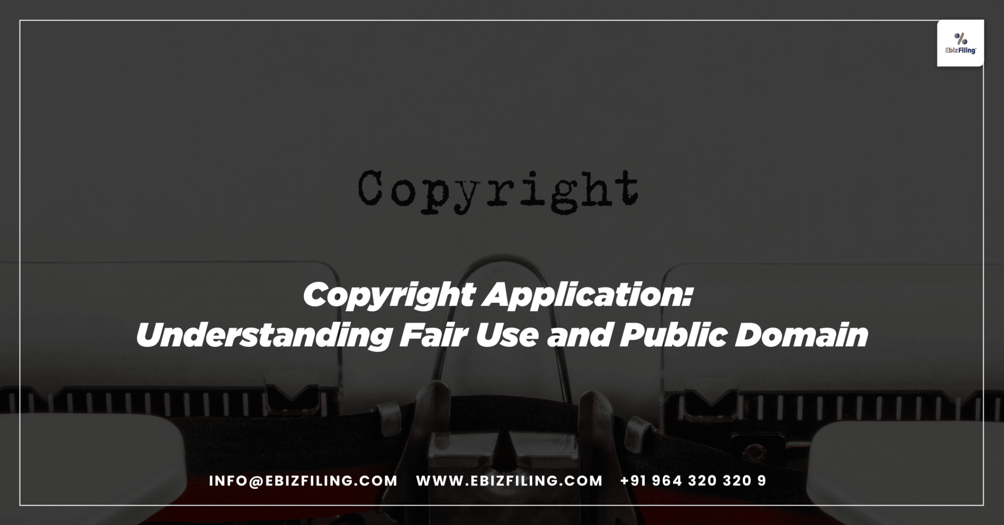 Copyright Application Fair Use & Public Domain