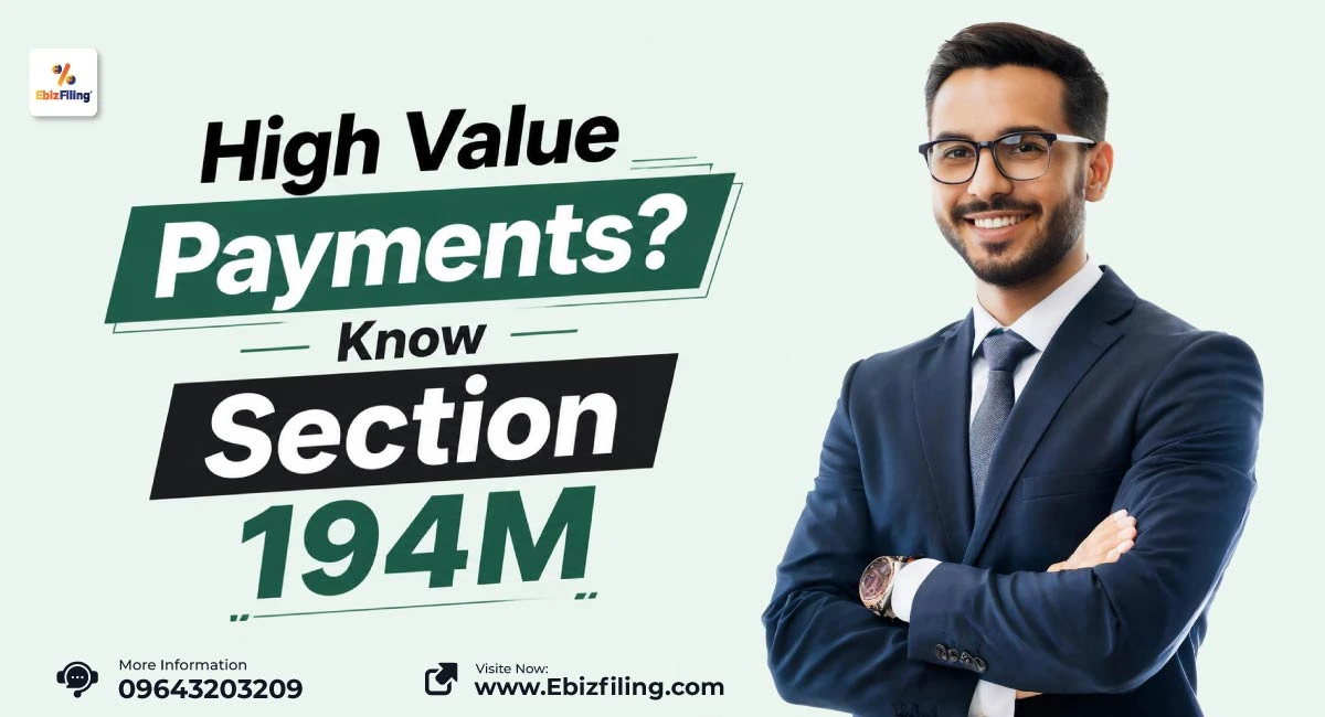 High-value payments under Section 194M of the Income Tax Act