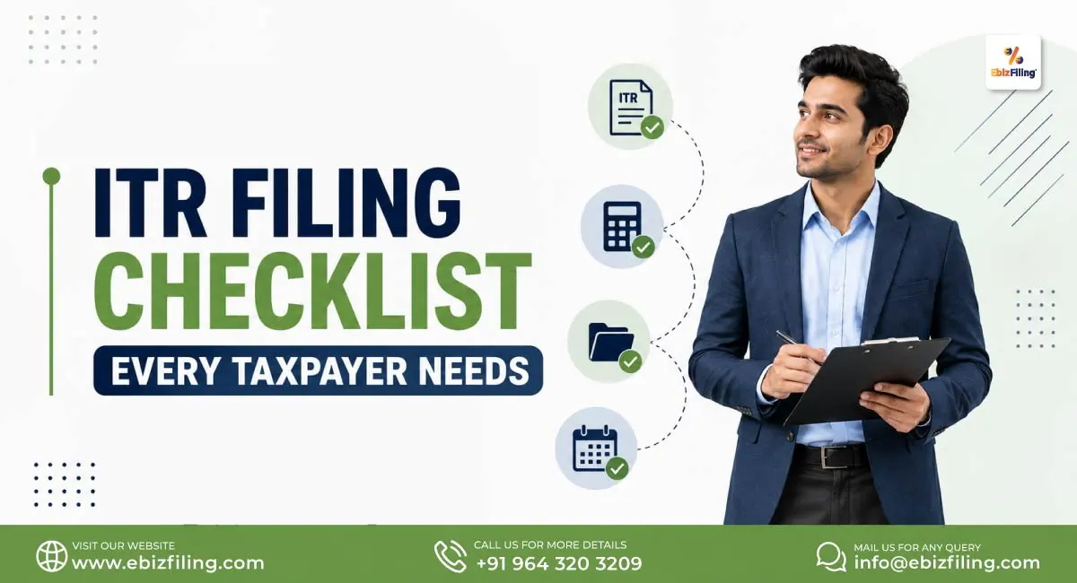 ITR filing checklist every taxpayer needs in India