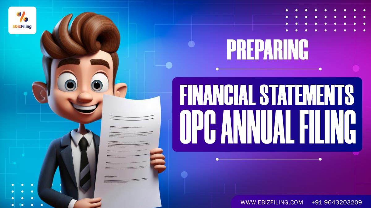 Prepare Financial Statements for OPC Annual Filing